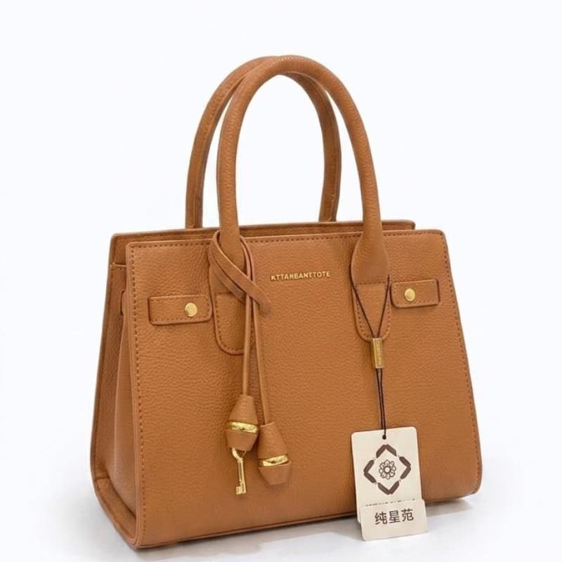 Heritage Luxe Structured Tote